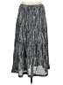 Willow & Clay 100% Polyester Chevron-herringbone Silver Casual Skirt Size S - photo 1