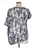 MICHAEL Michael Kors Silver Short Sleeve Blouse Size XL - photo 2