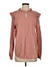 St. John's Bay Pink Long Sleeve Blouse Size S - photo 1