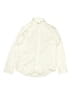 Calvin Klein Solid Ivory Long Sleeve Button-Down Shirt Size 10 - photo 1