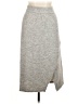 Vero Moda Solid Gray Casual Skirt Size M - photo 1
