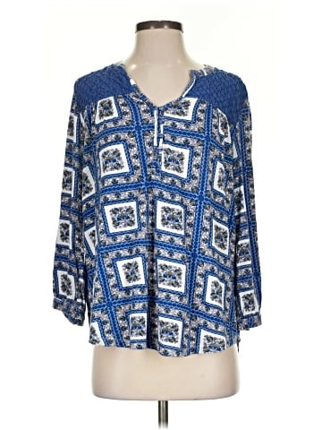 Porridge 3/4 Sleeve Blouse (view 1)