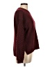 Charlie Tweed Burgundy Pullover Sweater Size L - photo 4