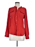 Calvin Klein 100% Polyester Red Long Sleeve Blouse Size M - photo 1