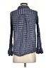 Joie 100% Cotton Plaid Blue Long Sleeve Button-Down Shirt Size S - photo 2