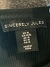 Sincerely Jules 100% Polyester Black Cardigan Size M - photo 7