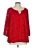Alyx Red 3/4 Sleeve Blouse Size L - photo 1