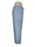 Happily Grey Blue Cargo Pants Size M - photo 4