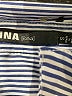 INA 100% Polyester Floral Blue Long Sleeve Blouse Size S - photo 7