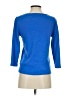 Rafaella 100% Cotton Blue 3/4 Sleeve Top Size S - photo 2