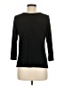 Comfy U.S.A. Black 3/4 Sleeve Top Size M - photo 2