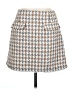 Shein 100% Polyester Tweed Brown Casual Skirt Size L - photo 1