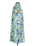 Chico's Paisley Blue Casual Dress Size Sm (0) - photo 4