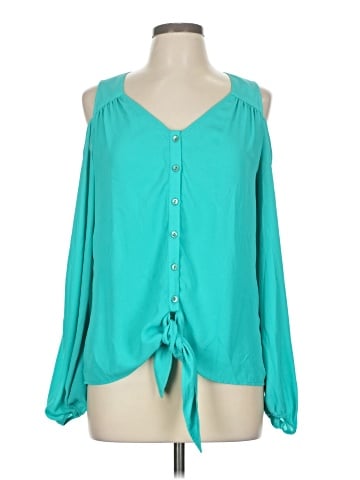 XOXO Long Sleeve Blouse (view 1)