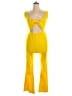 Rebdolls Solid Yellow Jumpsuit Size 1X - photo 1