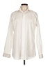 Assorted Brands Solid Ivory Long Sleeve Button-Down Shirt Size L - photo 1