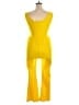 Rebdolls Solid Yellow Jumpsuit Size 1X - photo 2