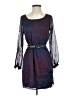 Love 21 100% Polyester Paisley Blue Cocktail Dress Size S - photo 1
