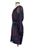 Love 21 100% Polyester Paisley Blue Cocktail Dress Size S - photo 5
