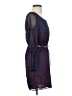 Love 21 100% Polyester Paisley Blue Cocktail Dress Size S - photo 4