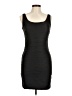 Aqua Solid Black Cocktail Dress Size M - photo 1