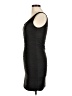 Aqua Solid Black Cocktail Dress Size M - photo 5