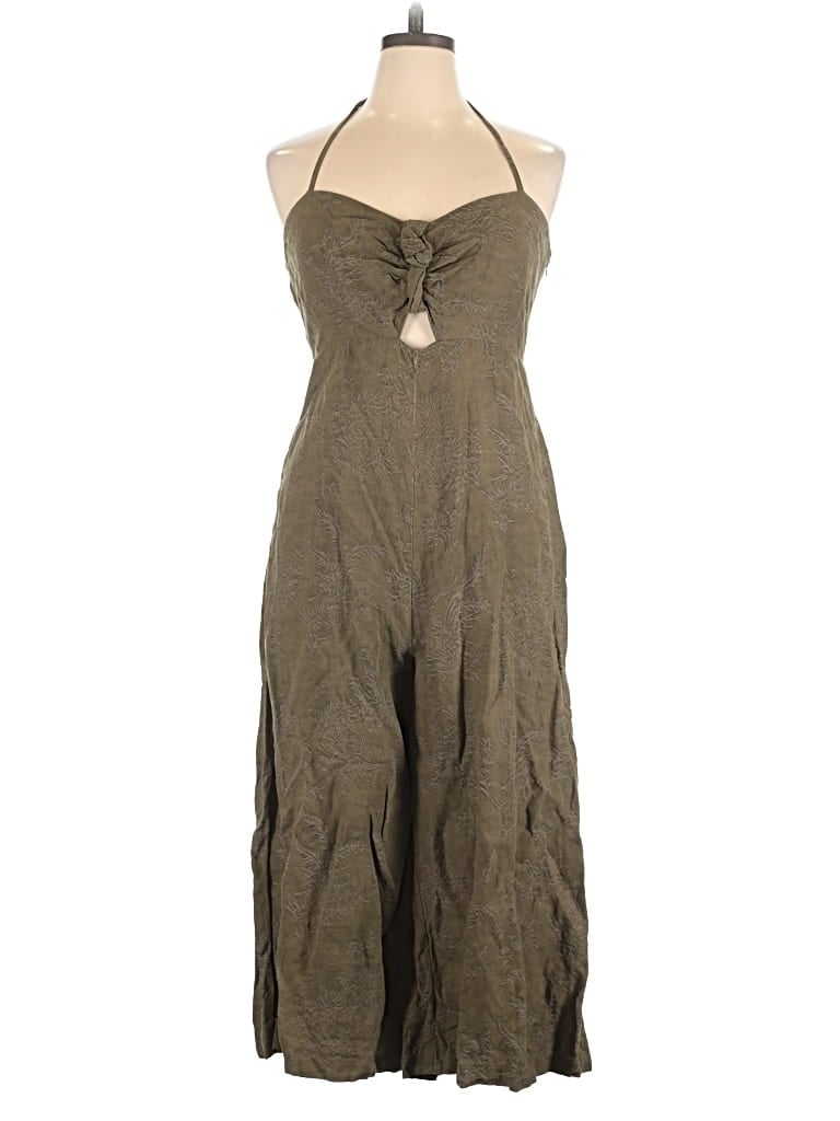 Pre-owned Elevenses Jumpsuit In Brown