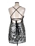 H&M Metallic Silver Cocktail Dress Size XL - photo 2