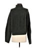 Weekday Solid Green Turtleneck Sweater Size M - photo 2