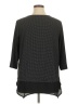 Adrianna Papell Black 3/4 Sleeve Top Size 1X - photo 2