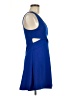Express Solid Blue Cocktail Dress Size 6 - photo 4