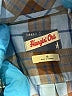 Assorted Brands 100% Cotton Plaid Blue Long Sleeve Button-Down Shirt Size 10 - photo 3