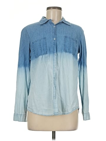 Cotton Express Long Sleeve Button-Down Shirt (view 1)