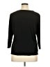Bestow Black 3/4 Sleeve Top Size XL - photo 2