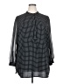Anne Klein 100% Polyester Polka Dots Black 3/4 Sleeve Blouse Size 2X - photo 1