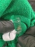 NY Collection 100% Acrylic Green Poncho Size S - photo 8