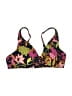 Lands' End Floral Black Swimsuit Top Size 0 - photo 1