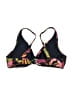 Lands' End Floral Black Swimsuit Top Size 0 - photo 2