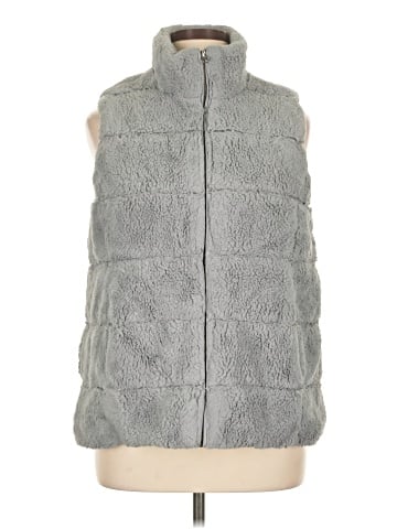 Catherine Malandrino Faux Fur Vest (view 1)