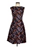 Vince Camuto Argyle Black Casual Dress Size 4 - photo 1