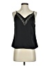 Express 100% Recycled Polyester Black Sleeveless Blouse Size S - photo 1