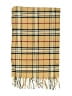 V.Fraas 100% Acrylic Plaid Yellow Tan Scarf One size - photo 2