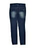 Justice 100% Recycled Polyester Solid Blue Jeggings Size 8 - photo 2