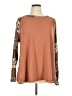 Jade by Jane Animal Print Brown Pullover Sweater Size 2X (estimated) - photo 1