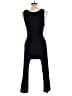 Caution to the Wind Solid Black Jumpsuit Size 0X - photo 2
