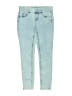 Justice Solid Blue Jeggings Size 8 - photo 1