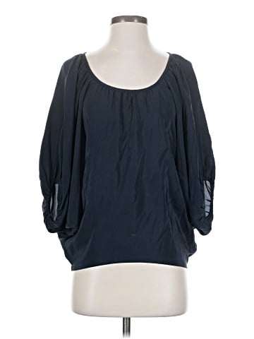 Chelsea Flower 3/4 Sleeve Silk Top (view 1)