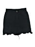 Assorted Brands Solid Black Denim Skirt Size M - photo 1