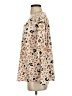 Entro Animal Print Tan Long Sleeve Blouse Size S - photo 5