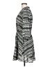 Lush 100% Polyester Print Gray Green Casual Dress Size L - photo 5